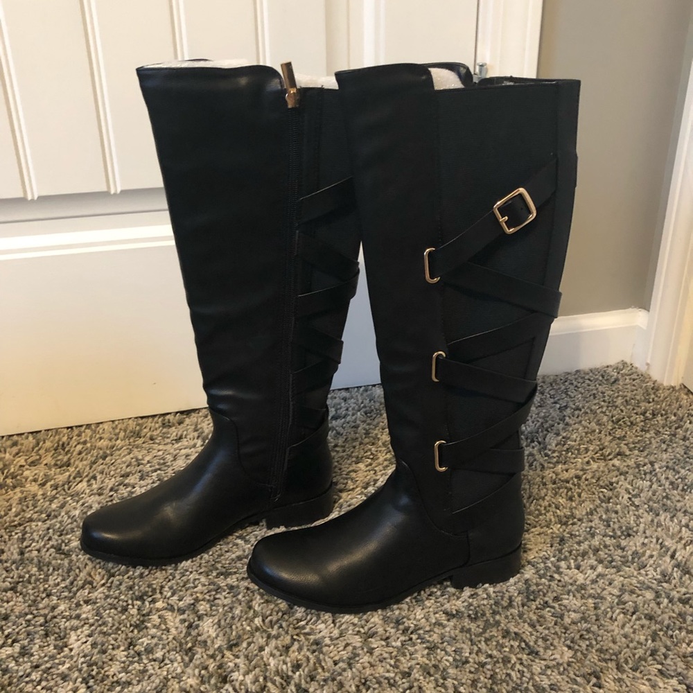 Black boots